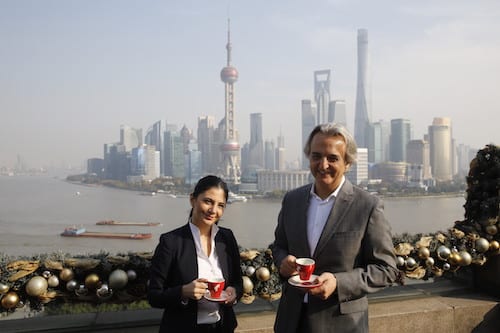 1_Julius Meinl大中华区总经理Ela Saleh女士与汉莎航空集团暨奥地利航空大中华区高级销售总监魏力先生s