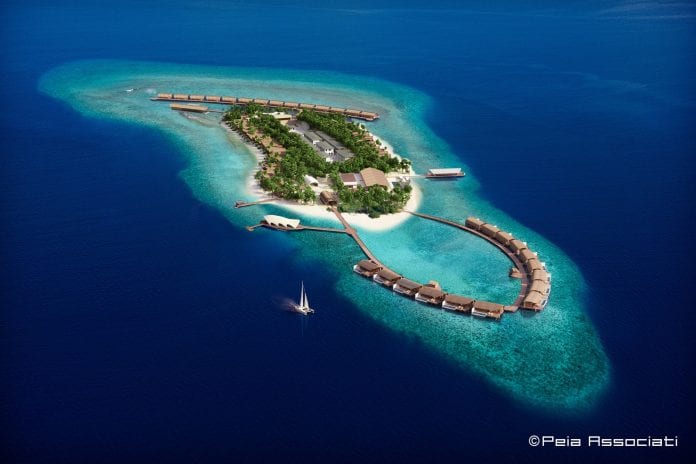The Westin Maldives Miriandhoo Resort - Aerial View 1
